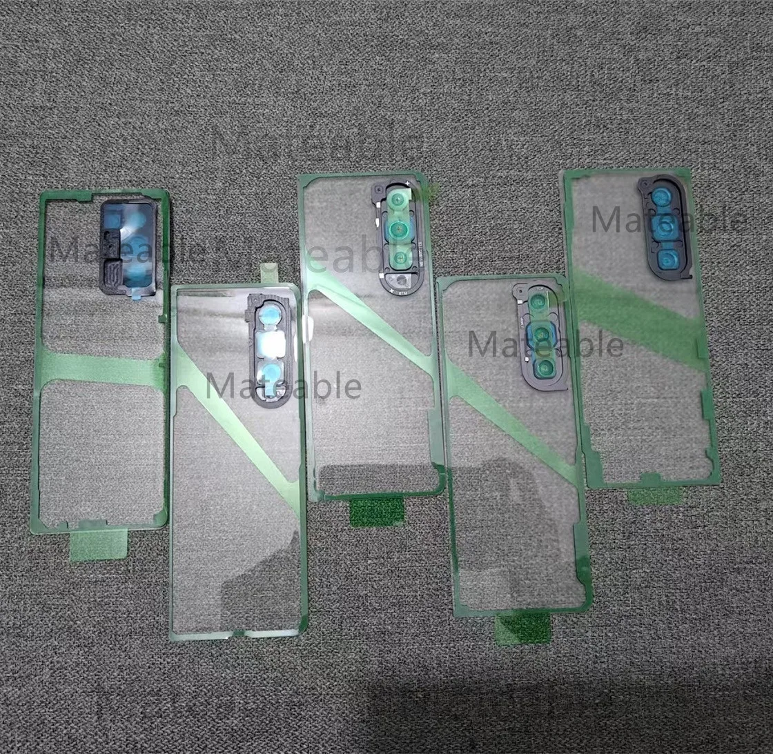 F956 F946 F966 Battery Back Cover For Samsung Galaxy Z Fold 7 6 5 4 3 2 Transparent Housing Repair Door Rear Case + Camera Lens