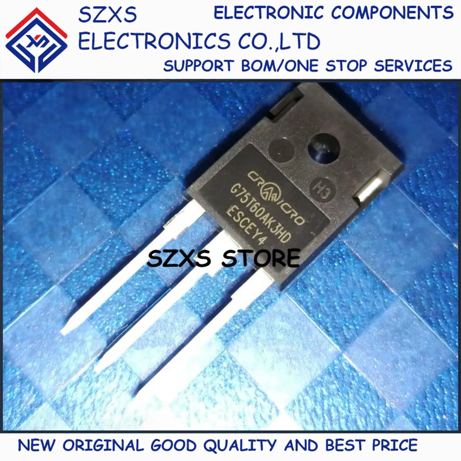 

Новый оригинальный 10 шт. G75T60AK3HD CRG75T60AK3HD TO-247 600 В 75 А мощный IGBT-транзистор в наличии электронный компонент хорошее качество