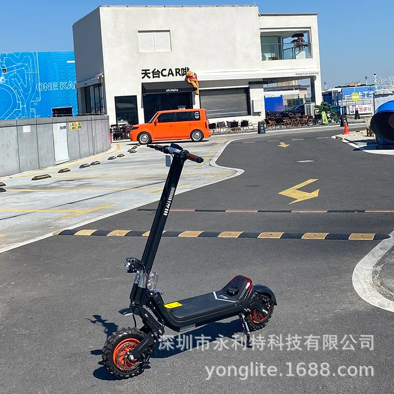 G63DIY محرك مزدوج بطارية ليثيوم عالية الطاقة سكوتر كهربائي مزلقة على الجليد مركبة كهربية قابلة للطي على الطرق الوعرة