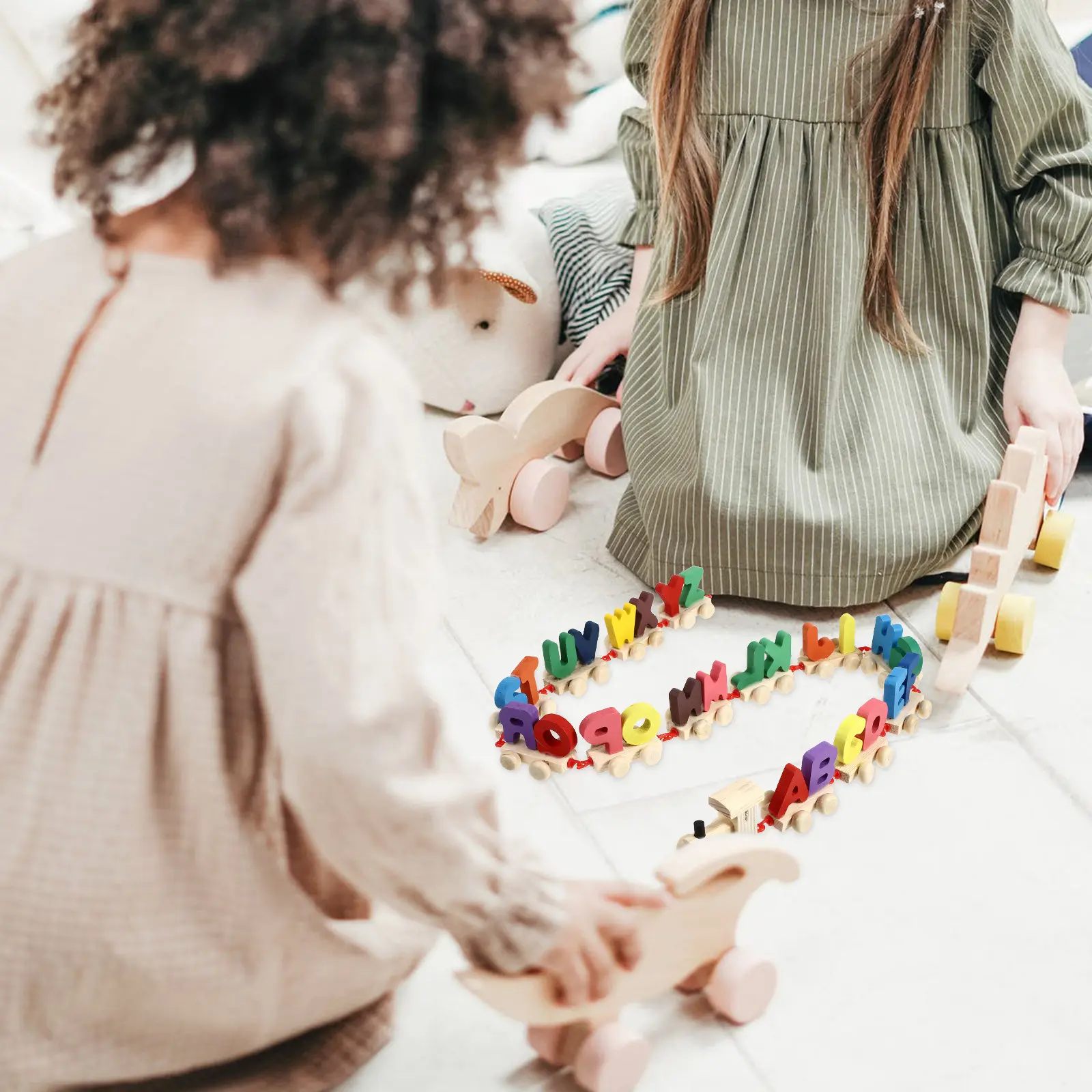 Wooden Alphabet Tra…