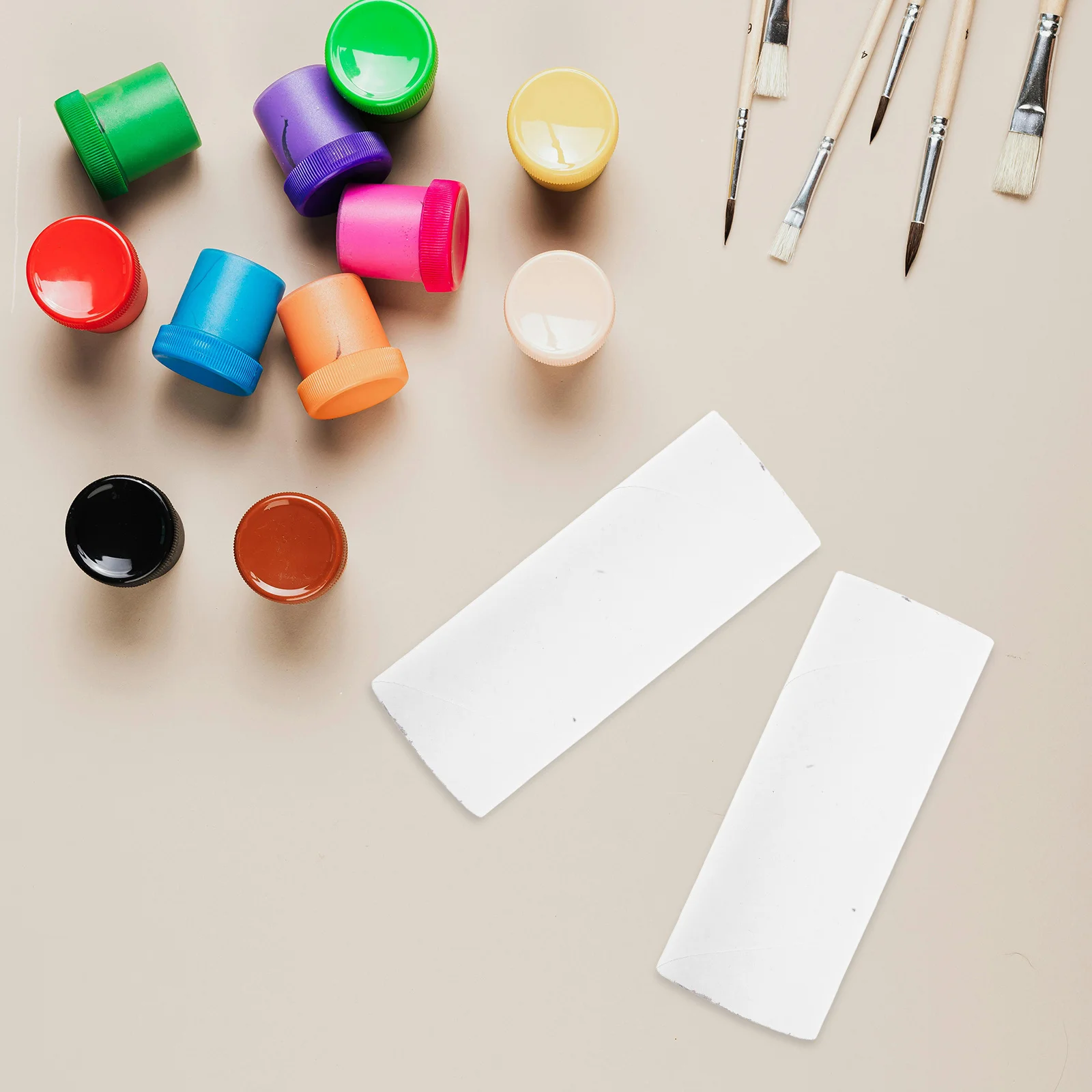 20 pçs artesanato rolos tubos de papelão para crianças classe de arte diy tubo de papel kraft suprimentos tubo de papelão branco produto de papel de escritório