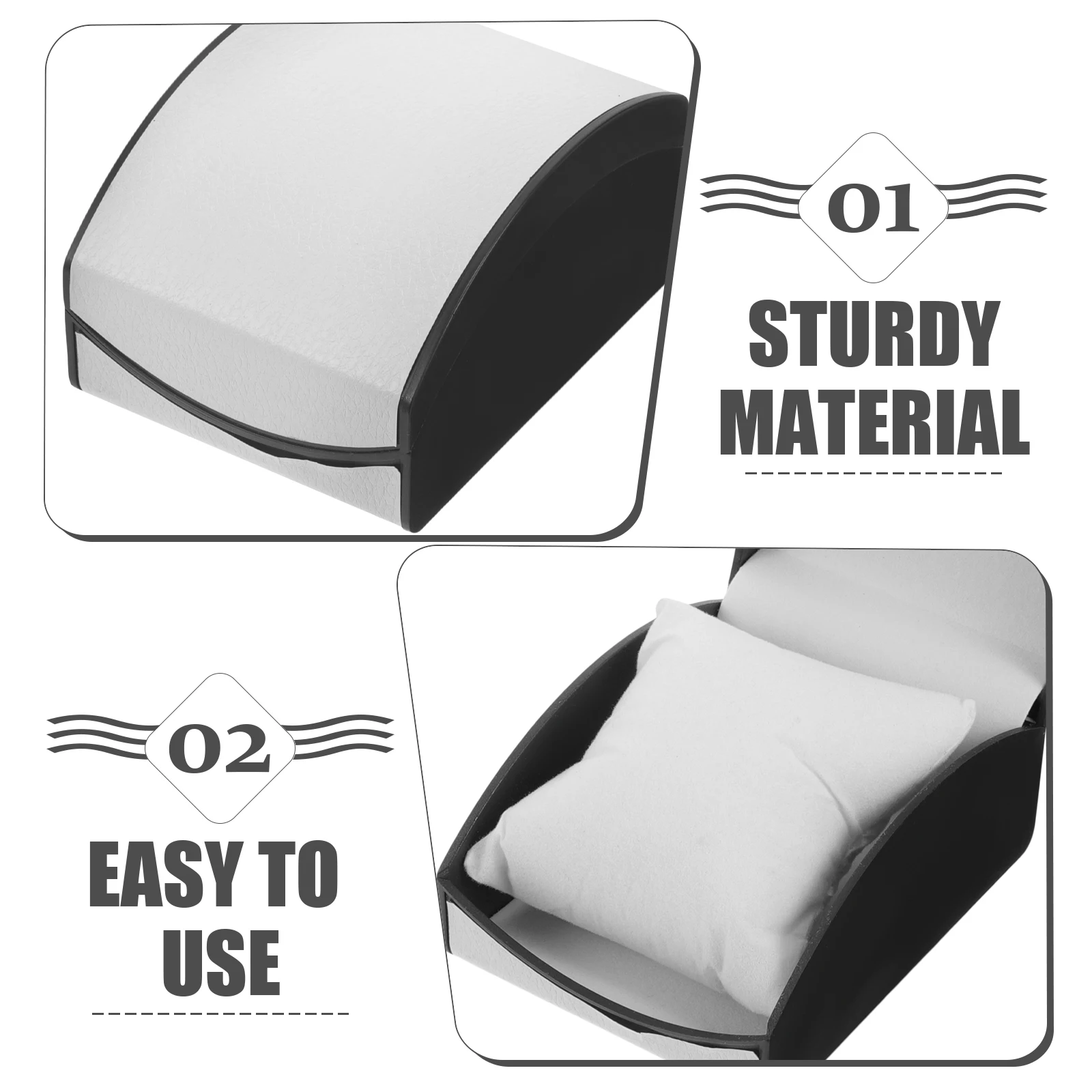 Storage Box Case for Men Women Travel Jewelry Organizer Wrist Watch Holder Portable Case Watch Box