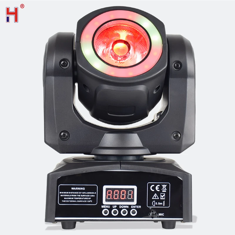 

HongYi LED Mobile Backlight RGB Pixcel Mini Moving Head DMX Lights 60W Lyre Beam Hybrid RGBW 4In1 Effect For Party DJ Disco