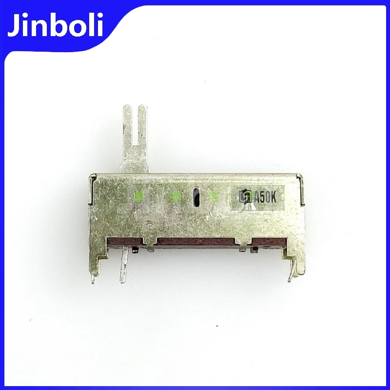 2PCS 35mm Single 3Pins A50K Straight Sliding Potentiometer Mixer Sound And Light Control Fader Sliding Stroke 20mm
