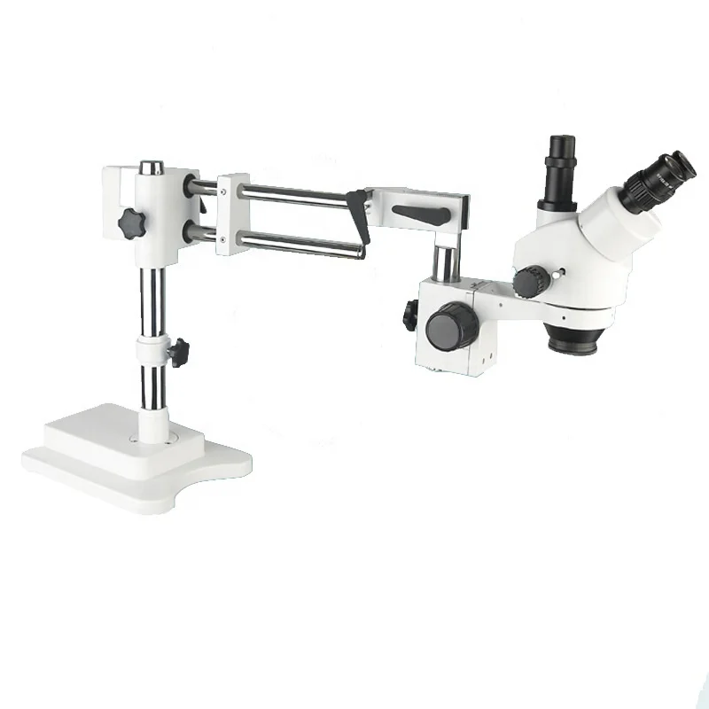 BD-W245T1 7X-45X Double Boom Stand Stereo Microscope