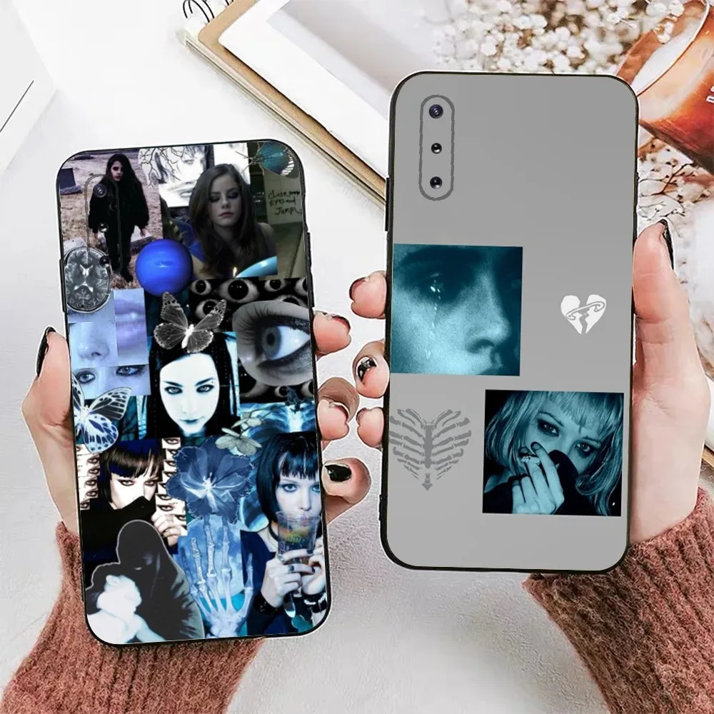 Band C-Crystal C-Castles Phone Case For Samsung Galaxy A13,A21s,A22,A31,A32,A52,A53,A71,A80,A91 Soft Black Phone Cover