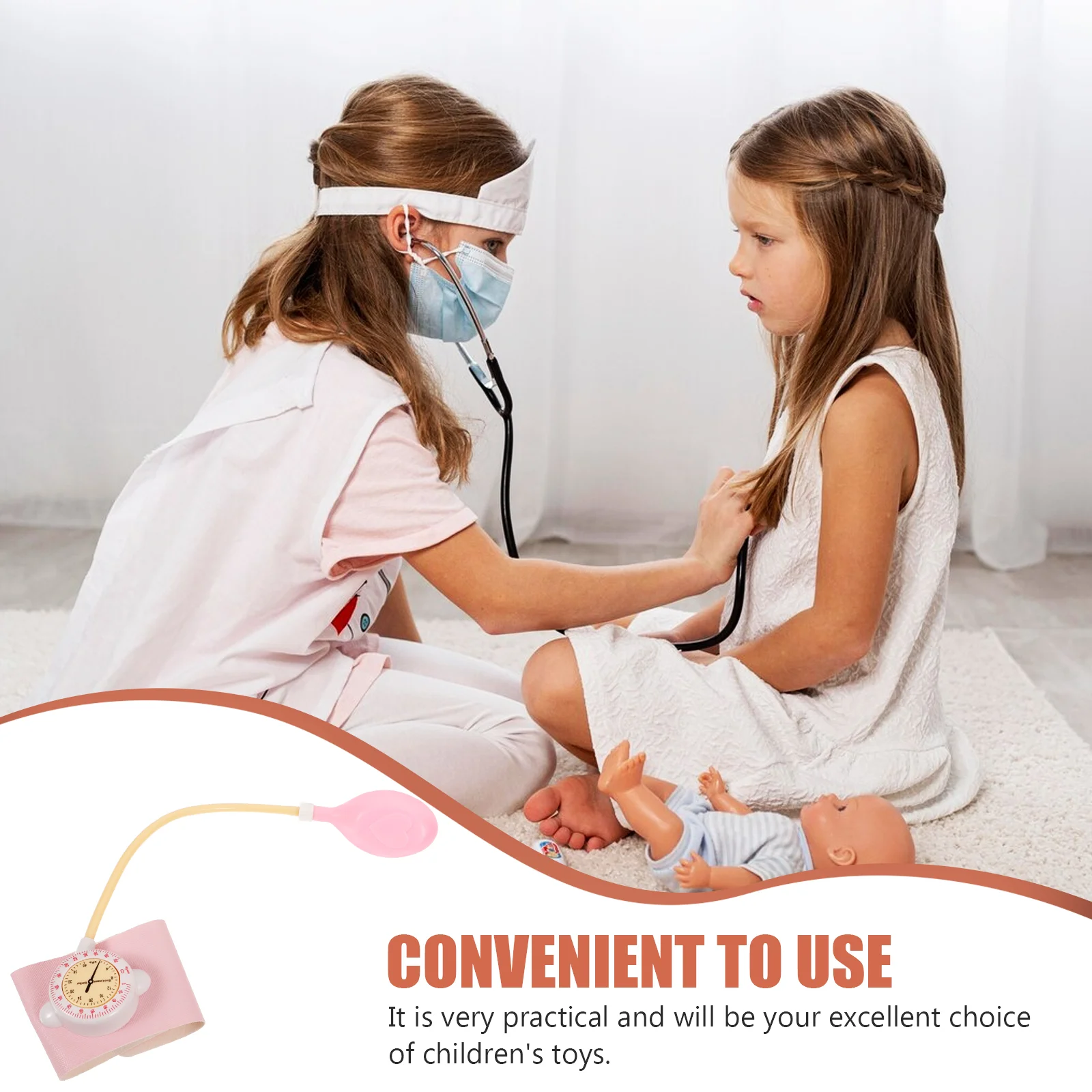 Jouets pour filles, jeu de rôle de médecin, outil pour enfants, simulation de réception-cadeau pour bébé, Kits de jeu d'intérieur, bureau pour tout-petits