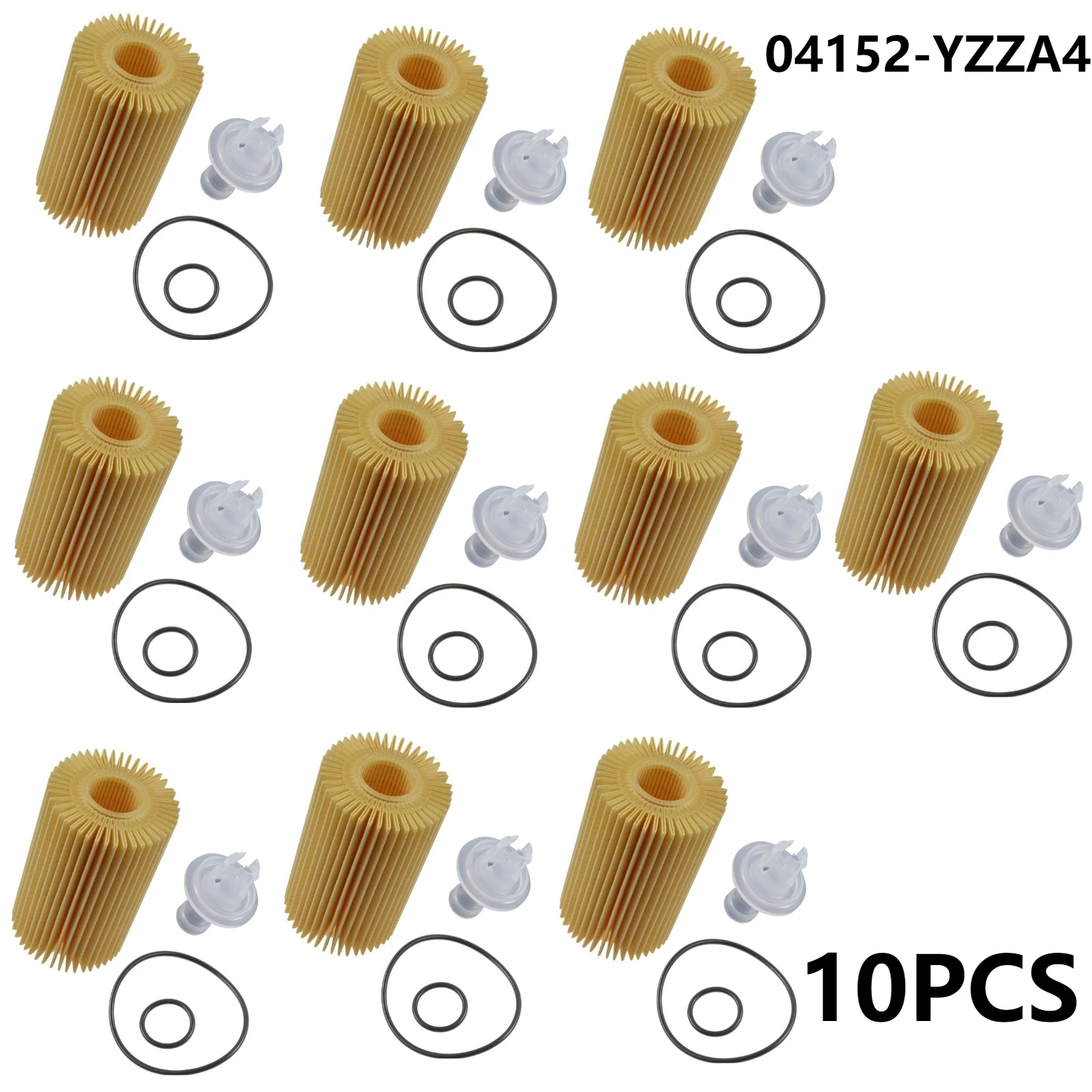 لتويوتا لاندكروزر 200 سلسلة VDJ 1VD 4.5 الديزل V8 فلتر زيت ث طوقا 0415238020 04152-YZZA4
