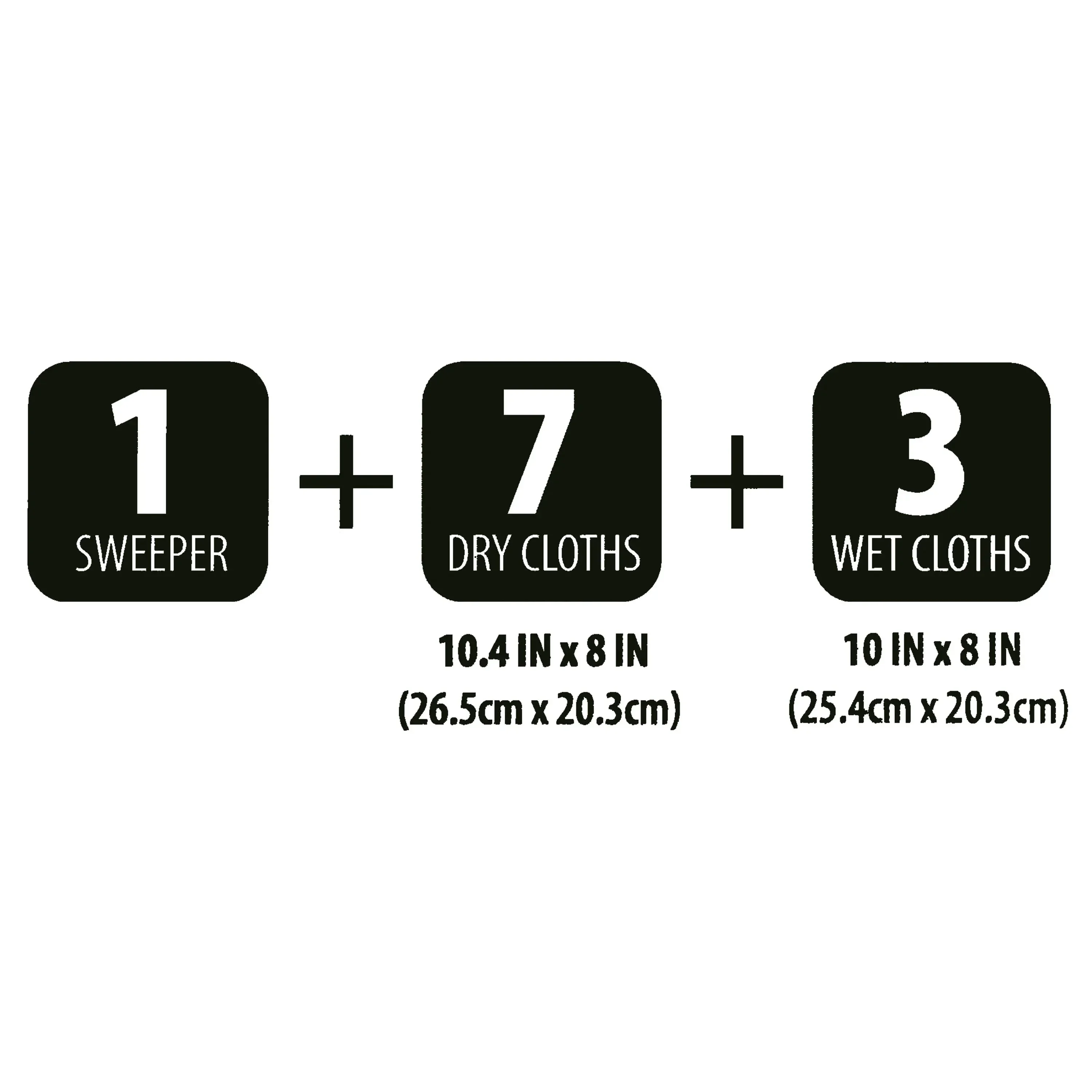 Kit varredor de esfregão seco e úmido, (1 kit de esfregão, 10 recargas de almofada)