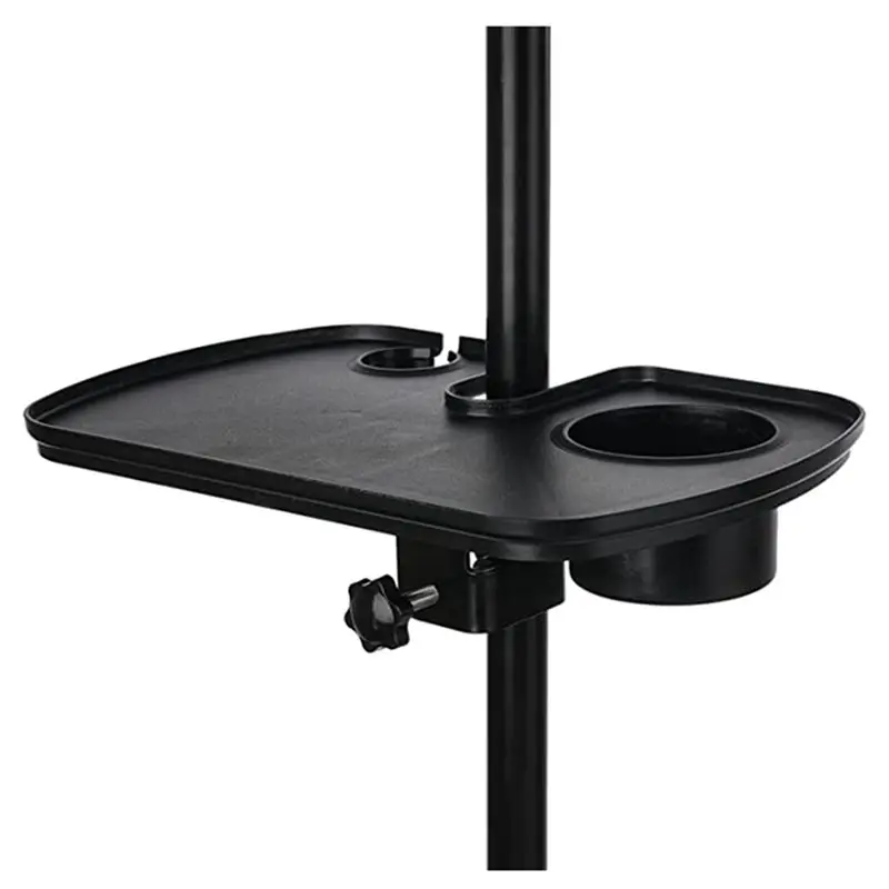 

FSTE-Microphone Stand Tray, Universal Microphone Stand Clamping Tray For Karaoke Recording Performance