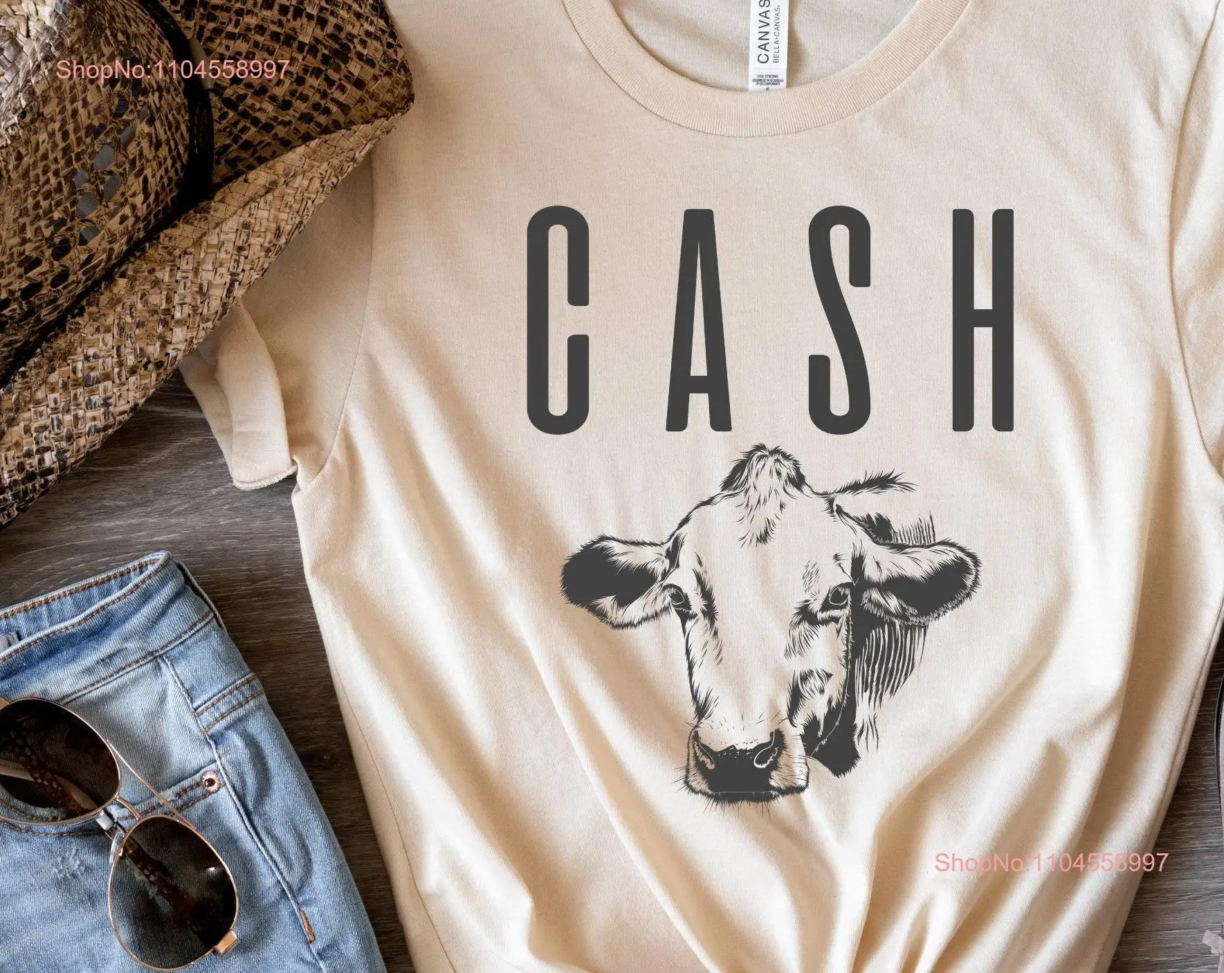 Funny Cash cow Marketing shirt T gift for investor major long or short sleeves