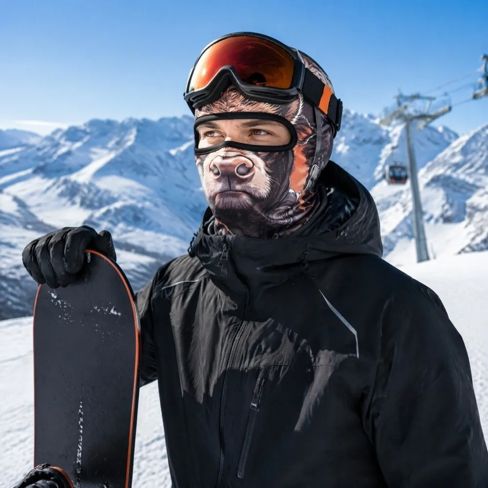 Sweat Absorbent Funny Prank Mask Breathable Quick Dry Old Man Balaclava Lightweight Sun Protection Motorcycle Ski Face Mask