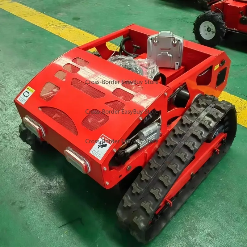 

Hot Sale Agriculture Gaso-line Remote Control Lawn Mower Grass Cutter 7.5h p Remote Control Crawler Lawn Mower