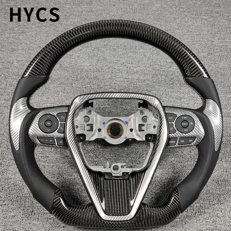 Carbon Fiber Steering Wheel for Toyota Camry for Toyota Avalon Camry Land Cruiser Without airbags view 4