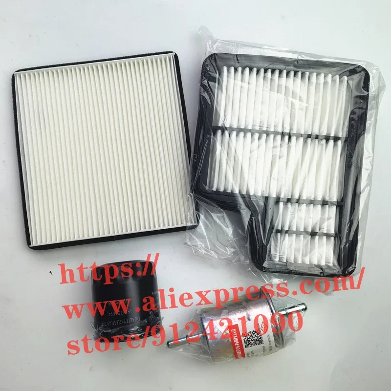 Filter Set For DFM DFSK Glory 580 SFG18 1.8 Air Oil Gasoline filter Air conditioning filter