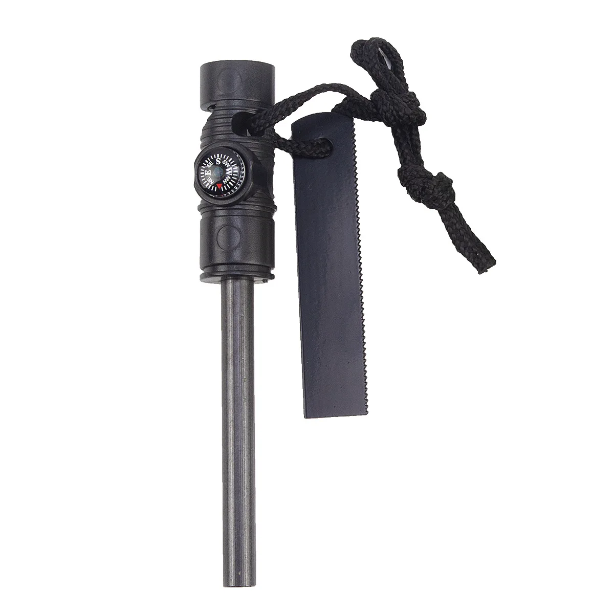 

Outdoor Camping Survival Ignition Stick Magnesium Stick Multifunctional Ignition Stone with Survival Whistle