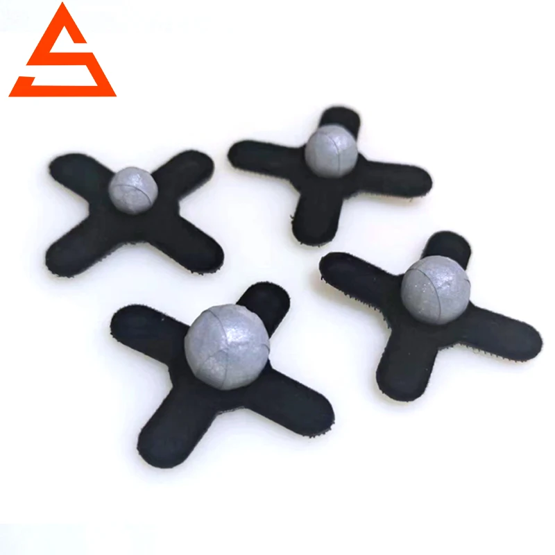 10pcs Optical Infrared Motion Capture Reflex Spot Motion Capture Device Tracking Ball Reflective Marker Dot Cross Velcro