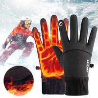 Winter Warm Full Fingers Waterproof Wind proof Cycling Outdoor Sports Running Motorcycle Ski Touch Screen  Gloves