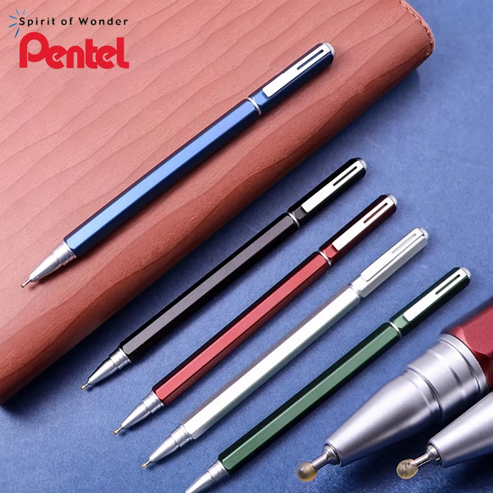 

Японская гелевая ручка Pentel с металлическим стержнем BLN665, черная ручка с игольчатым наконечником, 0,5 мм, быстросохнущие канцелярские принадлежности, милые школьные принадлежности, офисные аксессуары