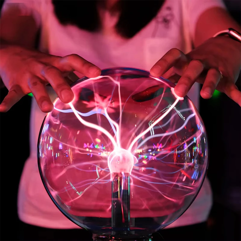 

3Inch Novelty Magic Crystal Plasma Ball Touch Lamp LED Night Light Kid Birthday Christmas Gift Decor Electrostatic Flash
