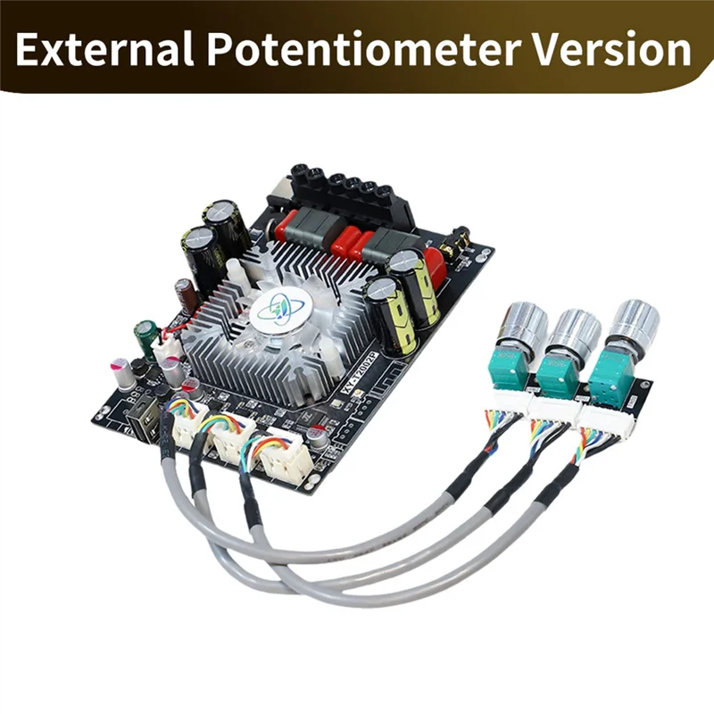 AS95-Upgraded Bluetootooth Audio Amplifier Board 200Wx2 High Power TPA3223 Sound Power Amplifier Module