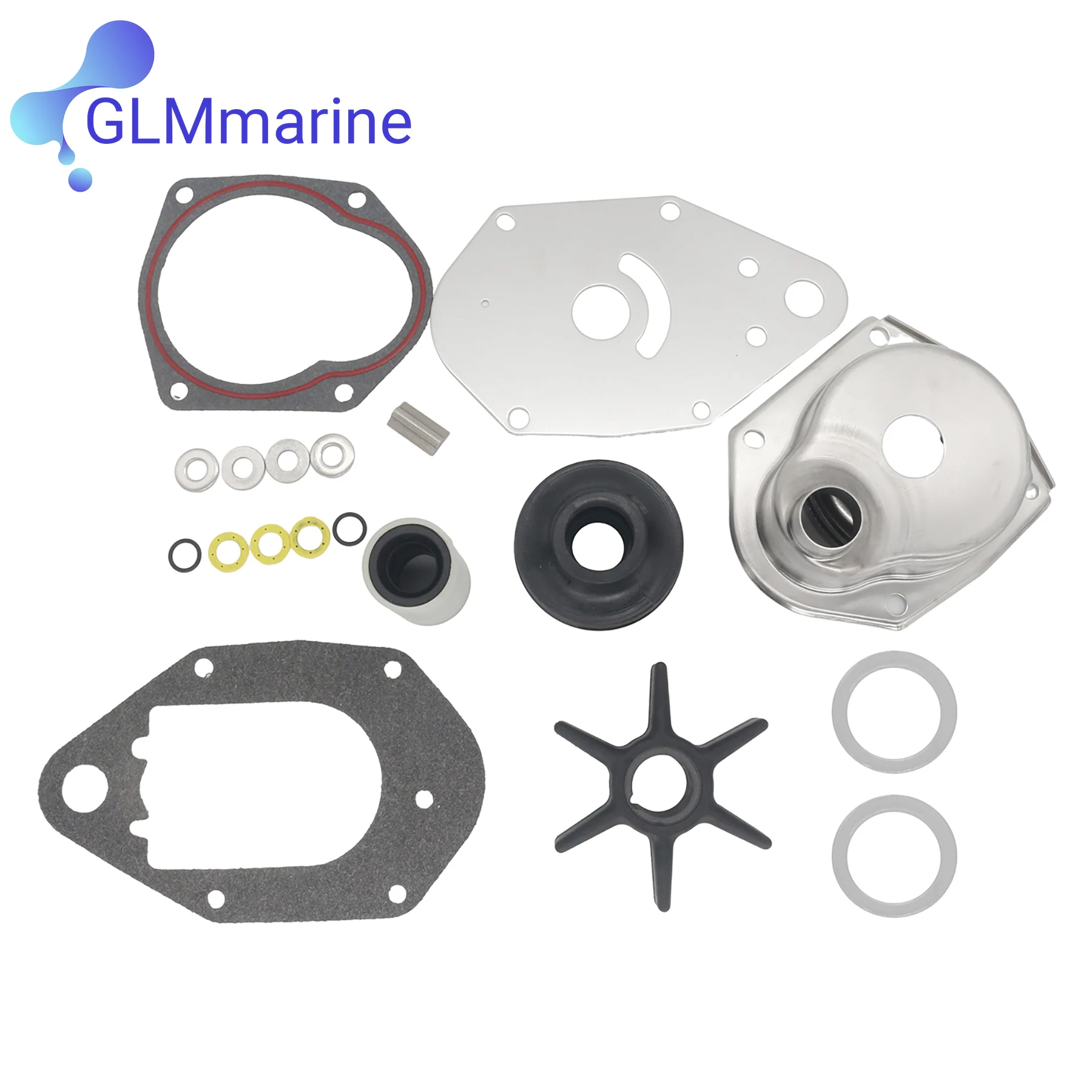 

46-812966A11 Water Pump Impeller Kit with Housing for Mercury Outboard 40 50 55 60 HP Boat Motor 46-812966A12 812966A11 12095