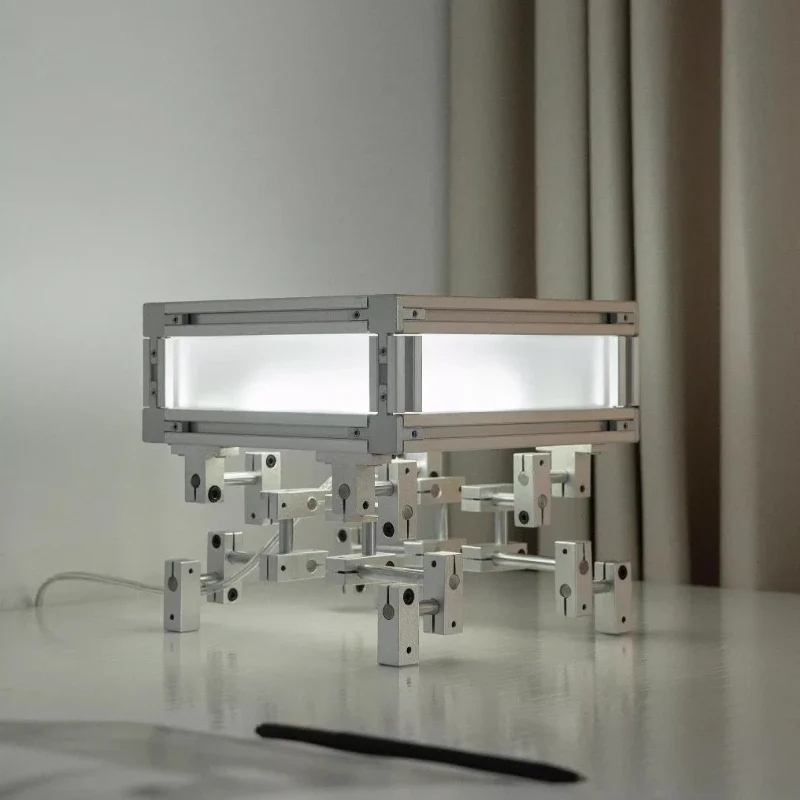 

Original desktop light industrial style square living room bedroom study desktop art ornament ambient light