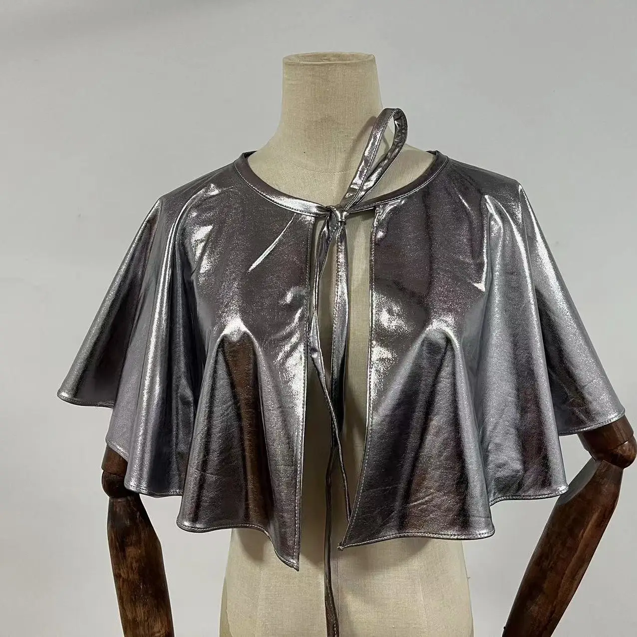 Хэллоуин ort No-Cap iny плащ ex Stage Performance Cos irt простой однослойный шиль с поясом