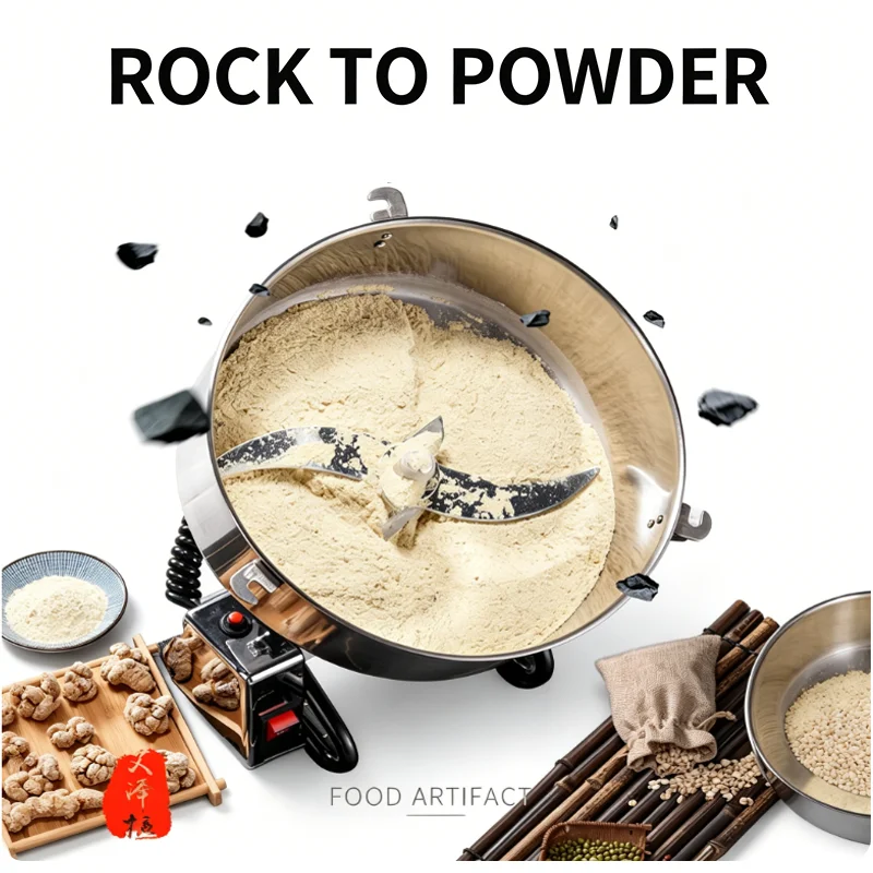 4500G Commercial Grain Grinder Multifunctional Grain Herb Spice Grinder Powder Crusher Electric Coffee Grinder