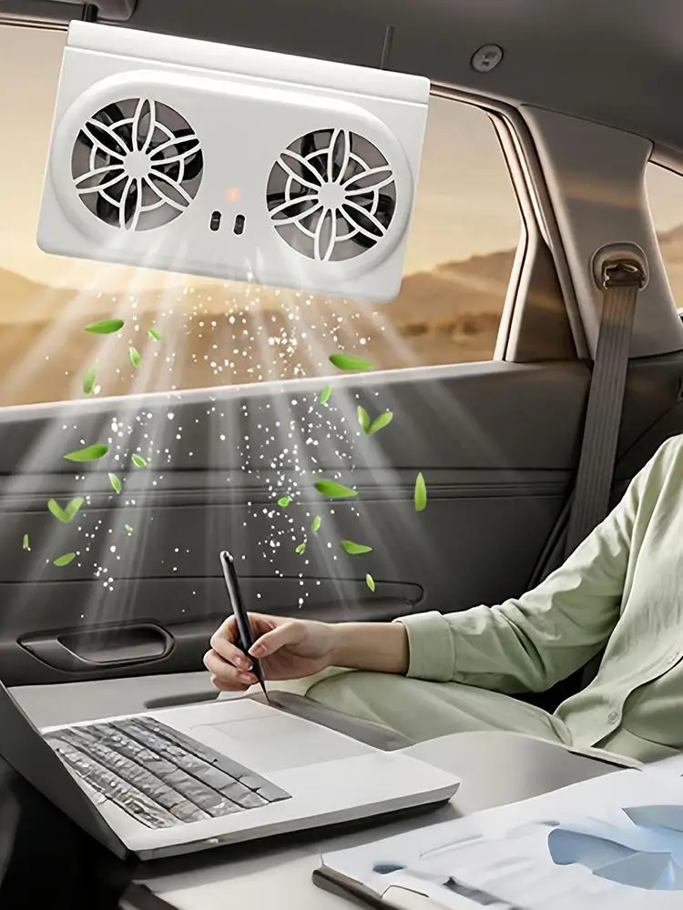 

NEW Car Solar Exhaust Fan Air Circulation Cooling Cooling Fan Summer Interior Cooling Tool Window Exhaust Fan Accessories