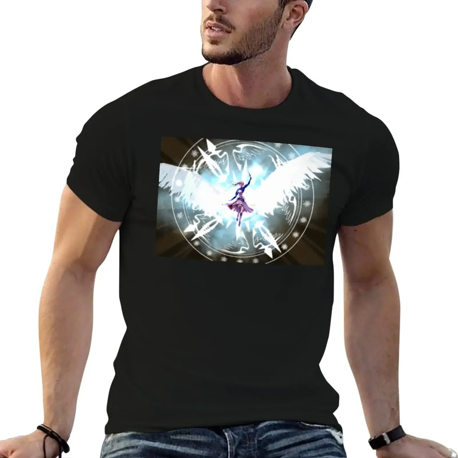 Angel Weiss T-Shirt rapper graphic tees Short sleeve tee vintage clothes Blouse mens clothing