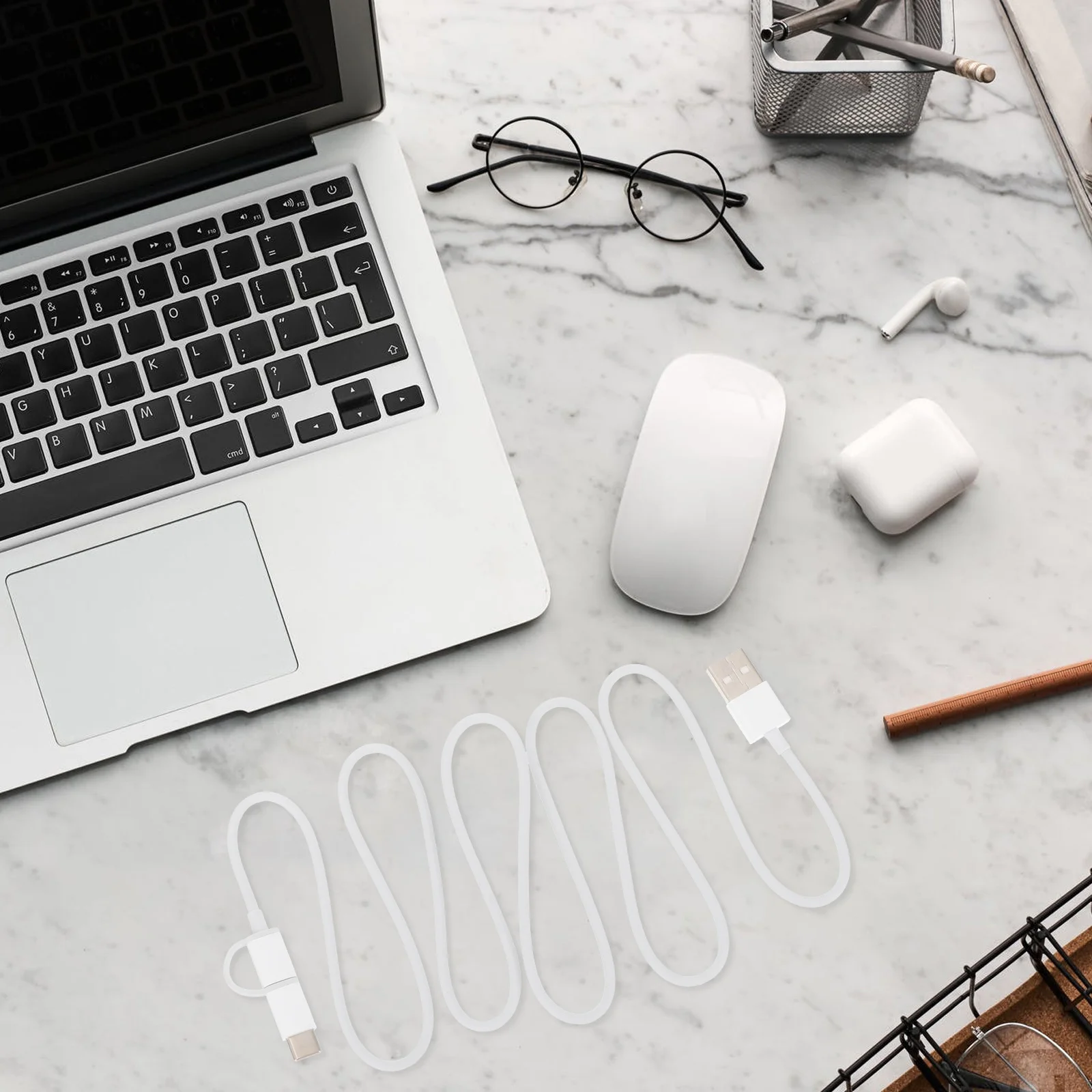 

USB Type-C Micro USB Data Cable Multipurpose Fast Charging Sync Cord High Performance Durable Signal Transmission Wire