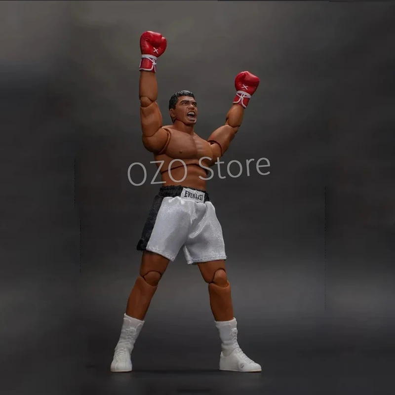 تمثال حركة بطل القديس الأول علي تايسون ، مجموعة حزام ذهبي ملك المقاتلين ، تمثال متحرك من كلوريد البولي فينيل ، ألعاب مجسمة للحلي ، 18 *