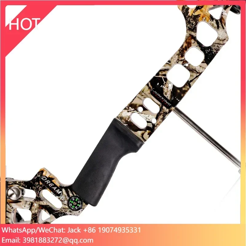 Портативный лук и стрелы для стрельбы, спортивный блочный лук, традиционный лук, оборудование для стрельбы из лука, игры на открытом воздухе, охотничья рогатка из сплава металла Портативный лук и стрелы для стрельбы, спортивный блочный лук, традиционный лук, оборудование для стрельбы из лука, игры на открытом воздухе, охотничья рогатка из сплава металла