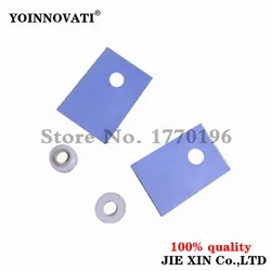 100PCS TO-220 Transistor Plastic Washer Insulation Washer + 100PCS TO-220 Pads Silicone Best quality.