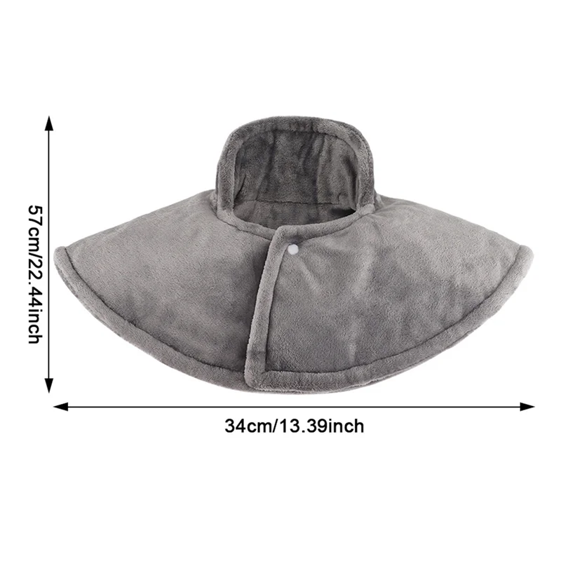 ABVI-Pad riscaldante elettrico per sollievo Fatigu Temperatura costante Impacco caldo Scaldacollo riscaldato per collo e spalle Spina americana