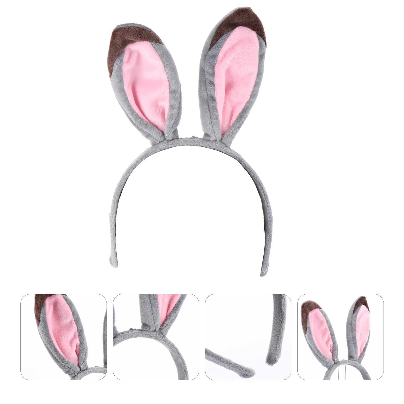 

Bunny Ear Headband Hair Bands Masquerade Hoops Plush Rabbit Headwear Ears Aldult Party Creative Clasp Accessories