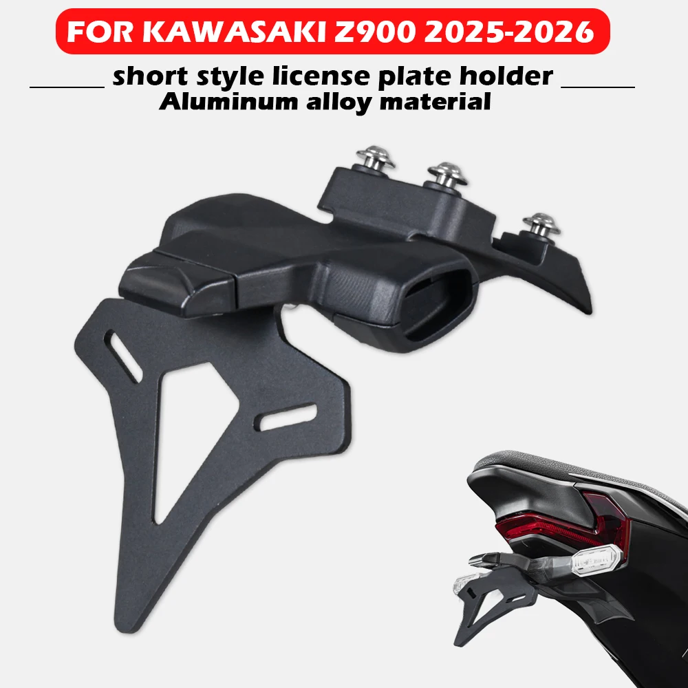 

Motorcycle License Plate Holder Fender Eliminator Registration Bracket For KAWASAKI Z900 Z900SE 2025-2026