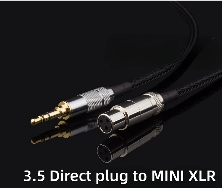 6.35 3.5 RPM MINI XLR Head Upgrade Wire Pure Copper Single Crystal Copper Hybrid Wire with Durable Antioxidant Sound