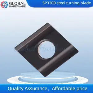 Anti-collapse and wear-resistant two-color slotted insert CNMG120404L-LS SP3200 steel turning insert negative type