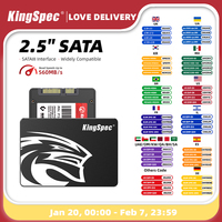 KingSpec Hdd 2.5 SATA3 SSD 120gb 240gb 480gb 128GB 256G 1TB 2TB 4TB Internal Solid State Hard Drive for Laptop Hard Disk Desktop