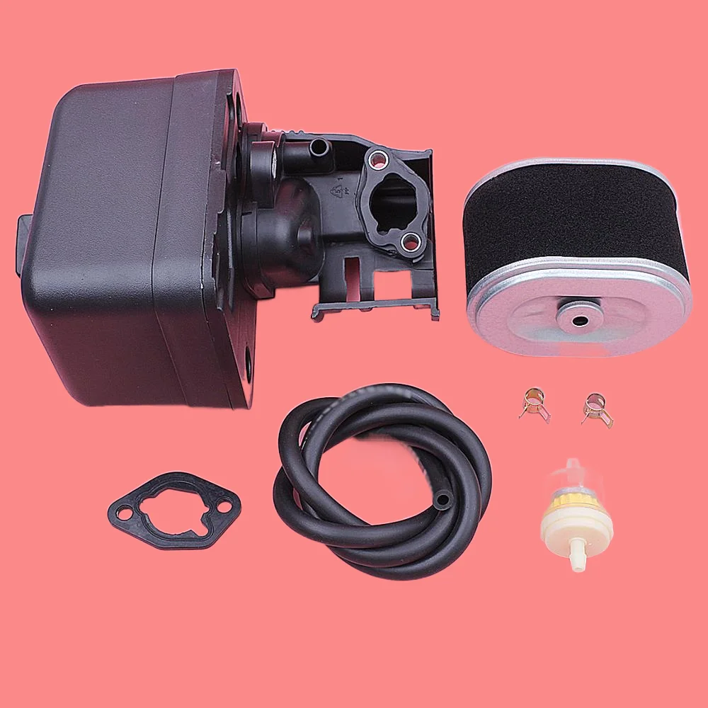 Kit de junta de braçadeira de mangueira de montagem de elemento de filtro de combustível de ar para Honda GX160 GX200 5.5HP 6.5HP Trimmer 17230-Z51-820 17235-Z51-831