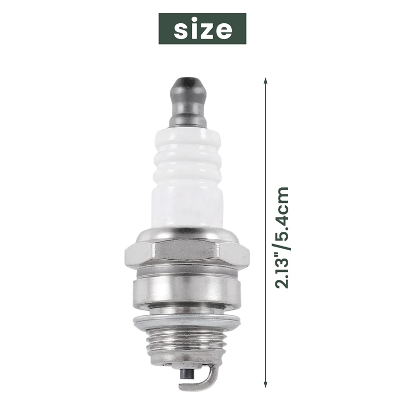 Свеча зажигания для триммера, бензопилы, кустореза, газонокосилки, 10 шт. L7T