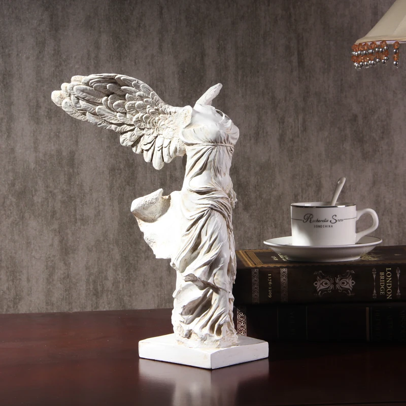 Resin Crafts Creative Ornament Victory Muse Sculpture Broken Arm Venus Plaster Model Sketch Figure Statue