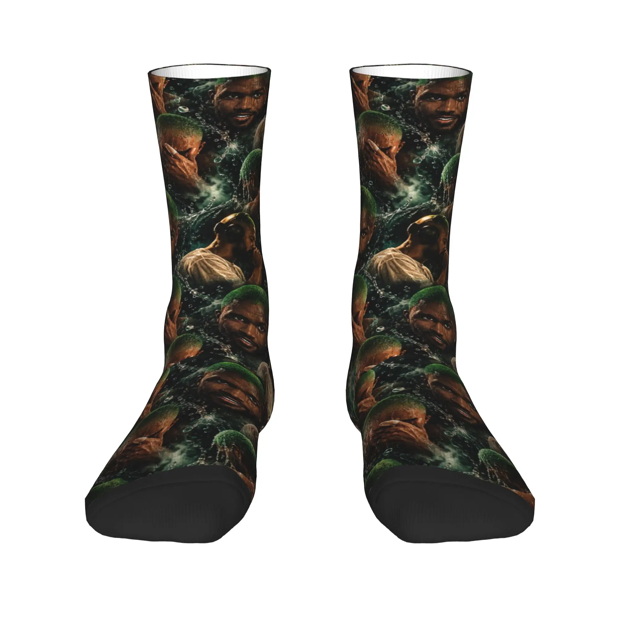 BLOND Print Stockings Rapper Frank Graphic Retro Socks Men's Warm Soft Socks Winter Skateboard Anti Skid Socks Birthday Gift