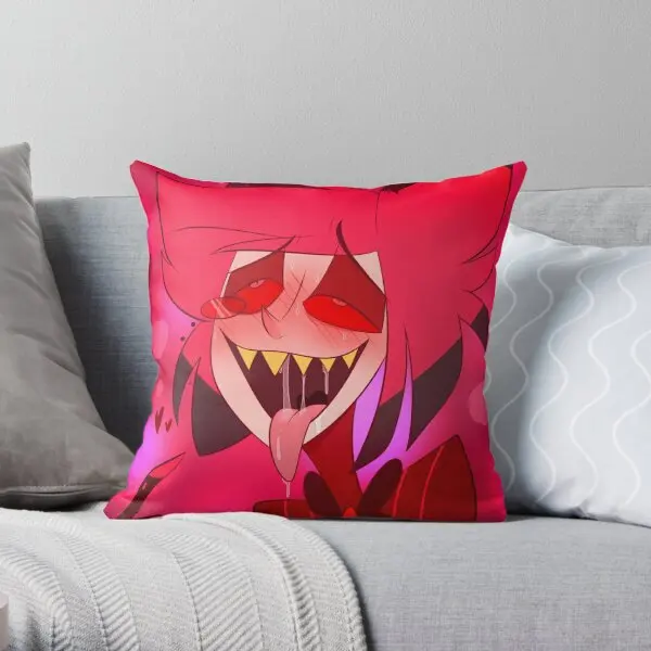 Cursed Alastor  Printing Throw Pillow Cover Fashion Fashion Comfort Office Square Bed Sofa Hotel Pillows not include One Side