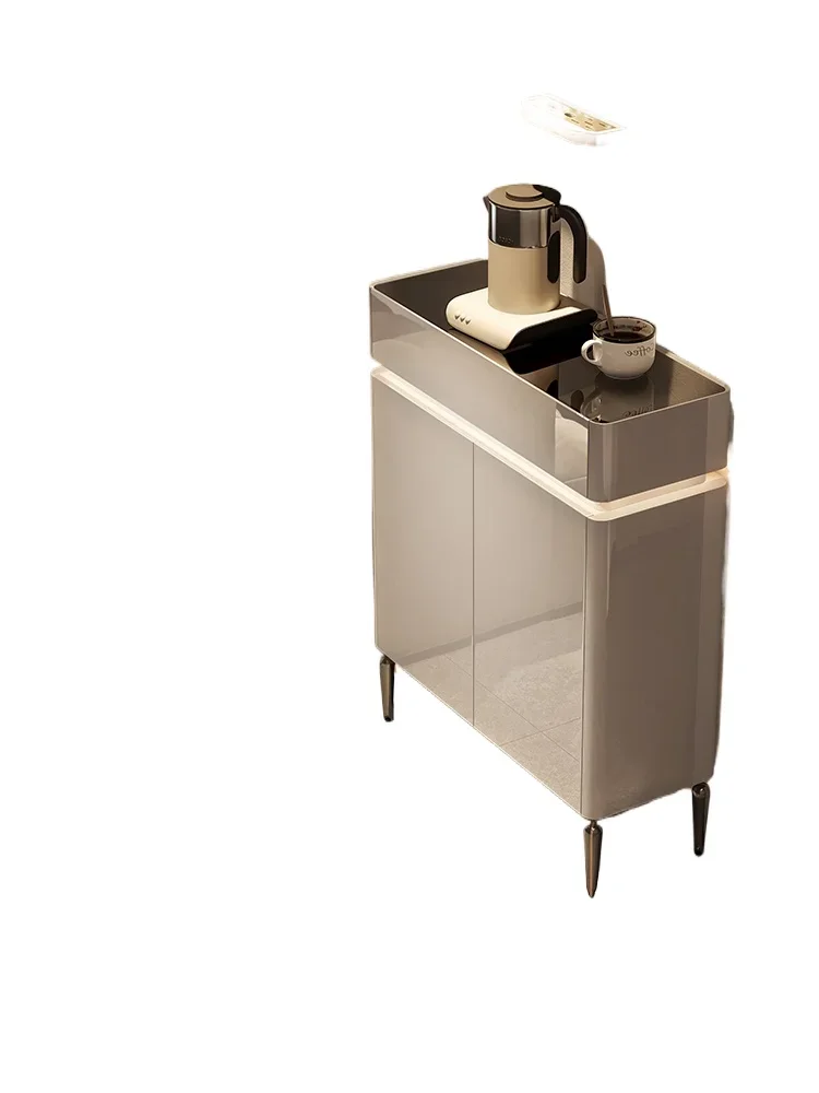 

Ультратонкий пристенный шкаф-буфет для небольшой квартиры, легкий люкс, для кухни и гостиной