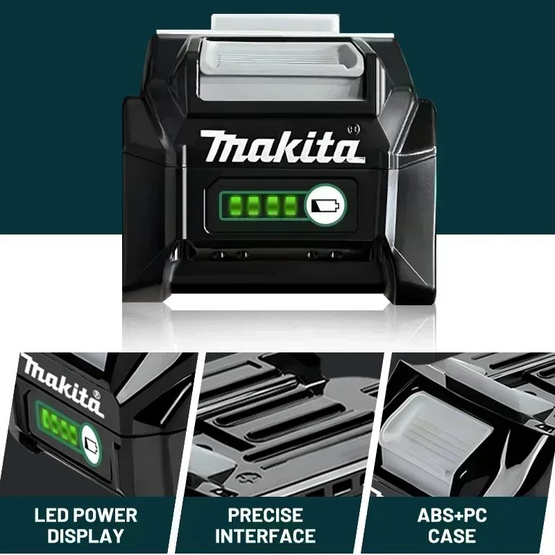 Bateria de íons de lítio original de Makada xgt40v 5.0AH Bateria de ferramenta de substituição de Makada, BL4020, BL4025, BL4050, BL4080 40v Makada xgt