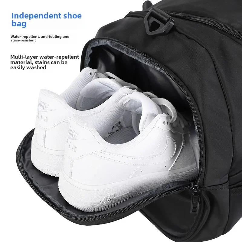 Sports Gym Bag Travel Duffel bag with Shoes Compartment for Men Women 40L Lightweight Foldable Duffel Bags Workout bags travel