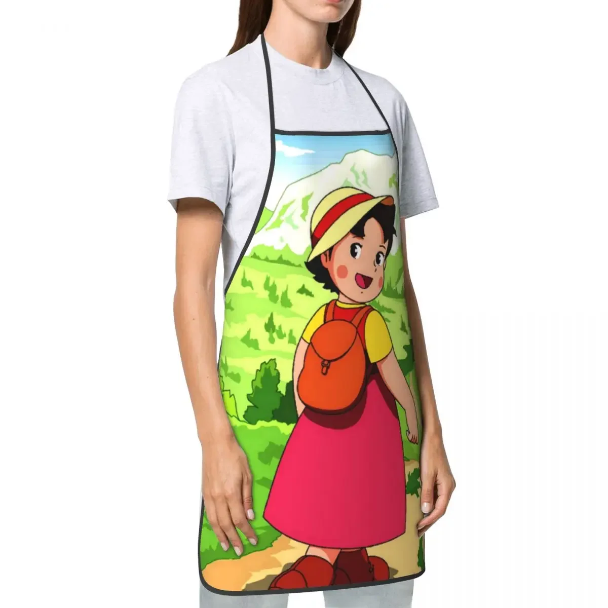 مريلة للنساء والرجال لطيفة مضحكة ، مريلة جبال الألب للبالغين ، طاولة مطبخ الشيف ، طبخ المطبخ ، الخبز والرسم ، الكبار